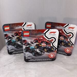 LEGO 2025 Formula 1 #71049 HAAS Mystery Boxes 29 PCS Each. Lot Of THREE. NEW
